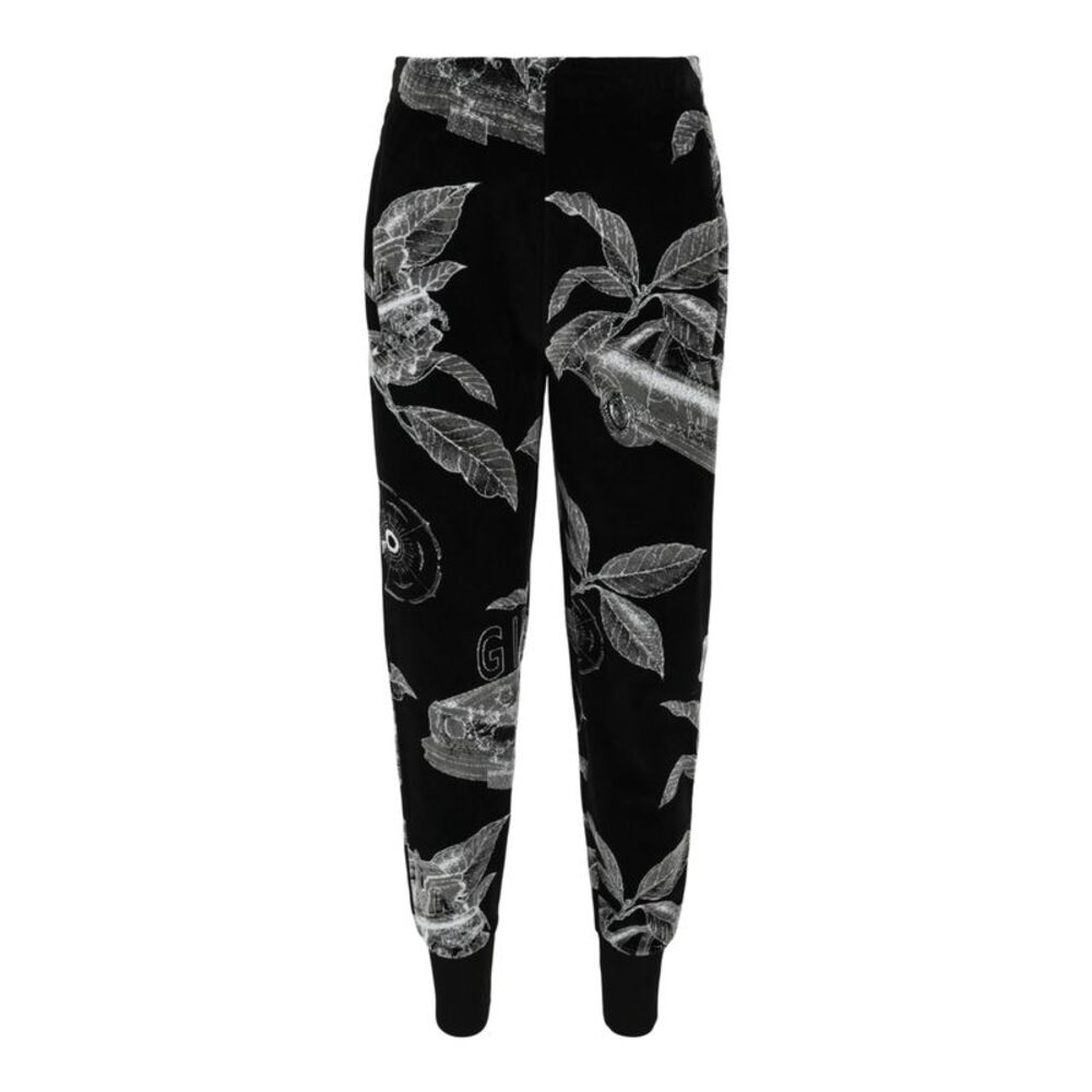 Givenchy Slim Fit Floral Schematics Trackpants Multi Mens